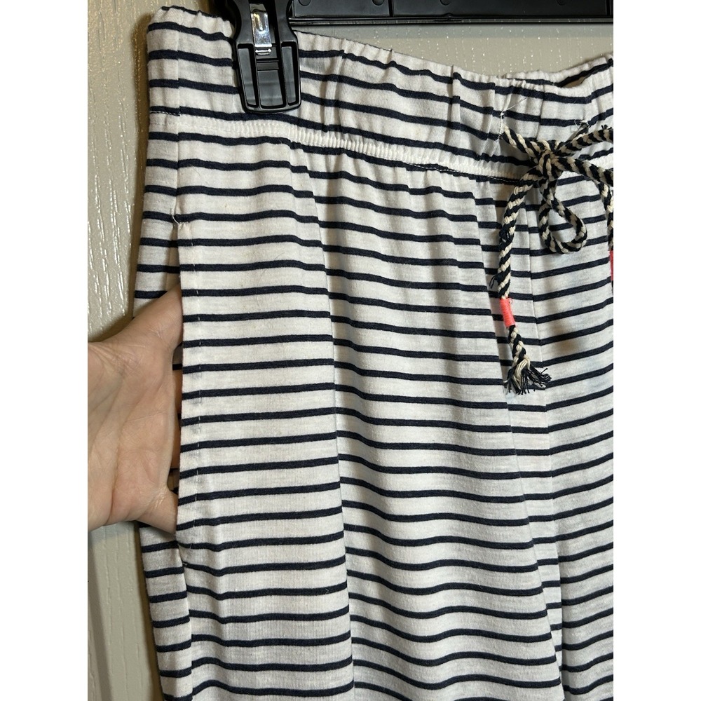 Sundry Black and White Striped Wide Leg Pants - Picture 9 of 10